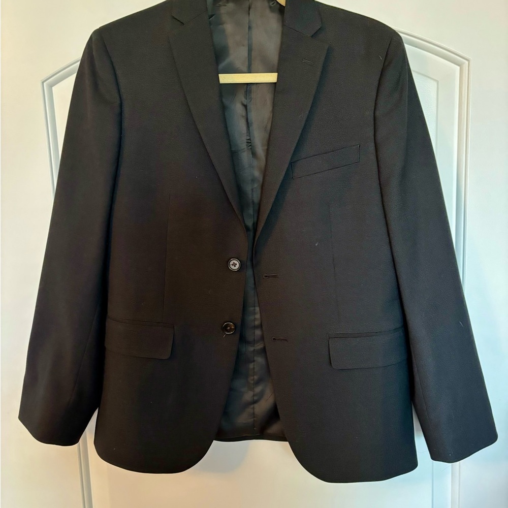 RALPH LAUREN BLACK BOYS BLAZER SINGLE BREASTED JACKET 16 R